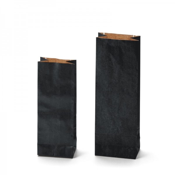 Two layer bags Kraft black color
