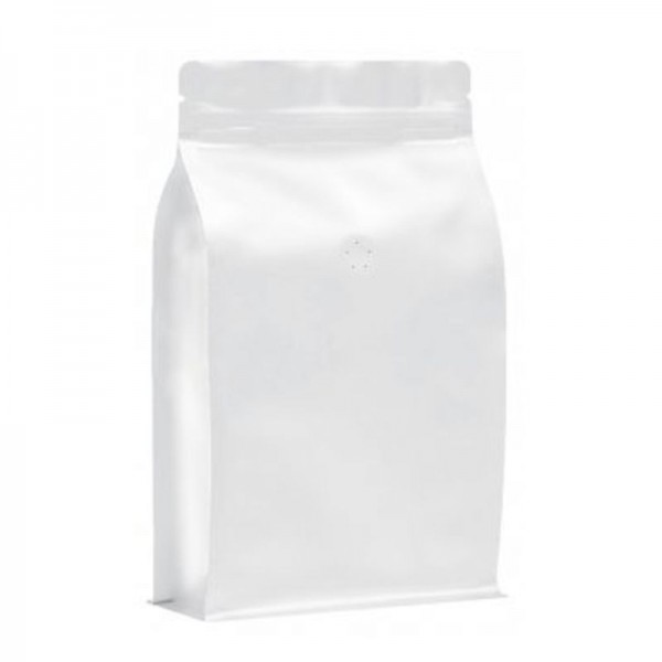 BP pocket white matt with ZIP and valve