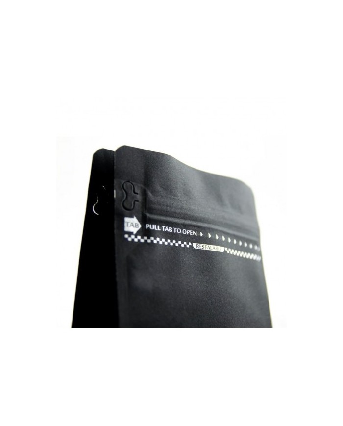 Black Kraft bag with ZIP
