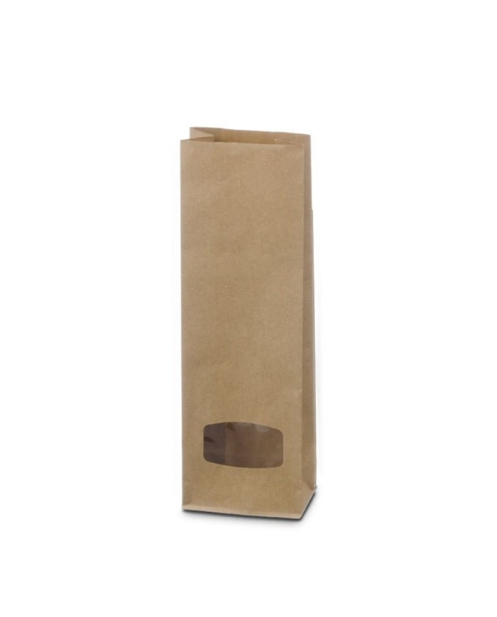 Two layer bags with window