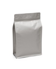 Matte grey bag with ZIP recyclable