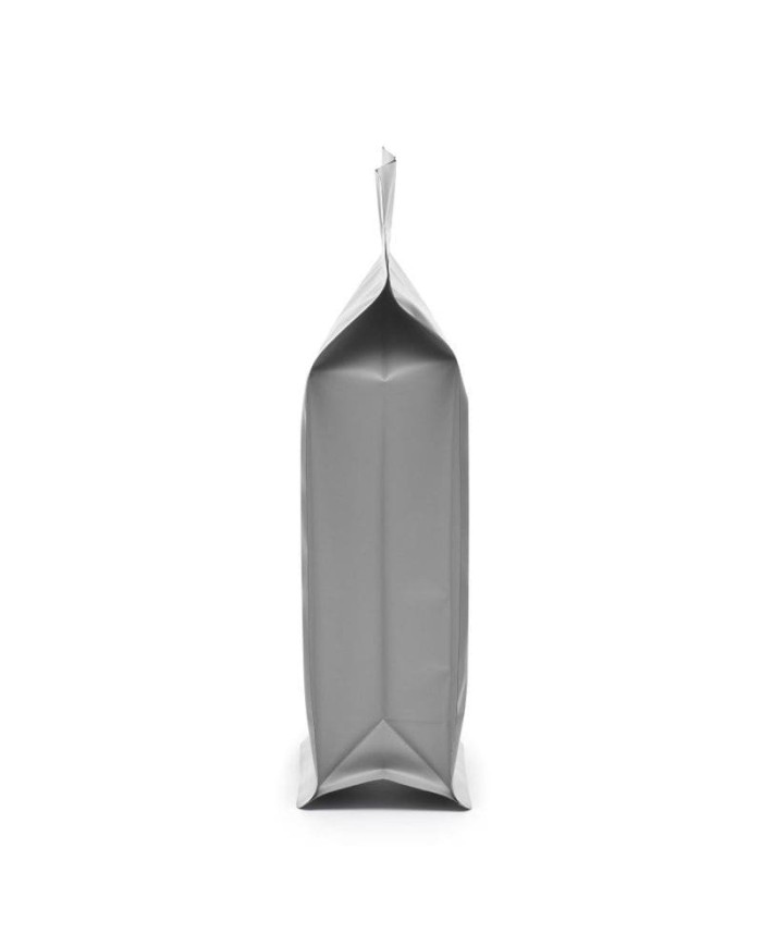 Matte grey bag with ZIP recyclable