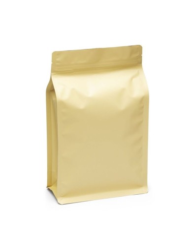 Vanilla matt bag with ZIP and valve
