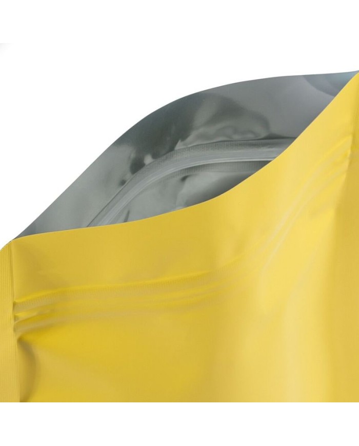 Doypack with ZIP yellow matte