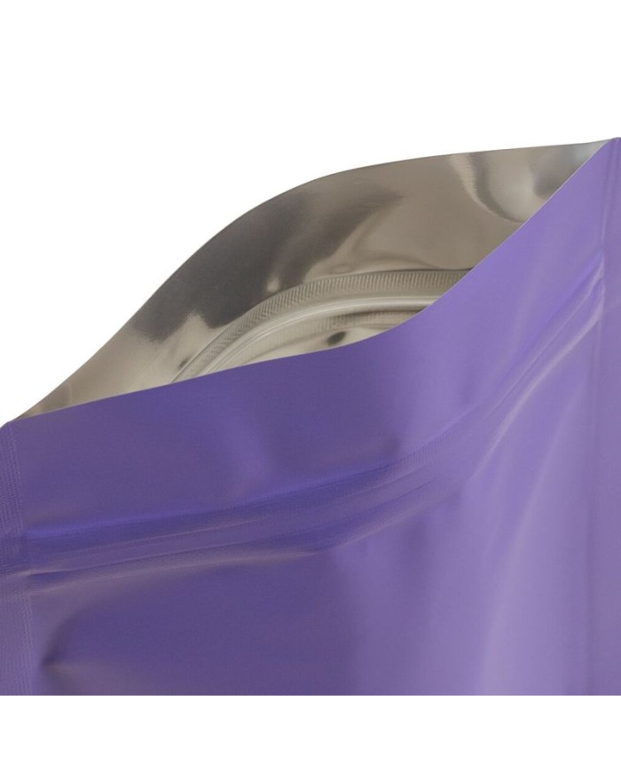 Doypack with ZIP violet matte