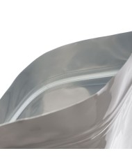 Doypack bags silver colour with ALU