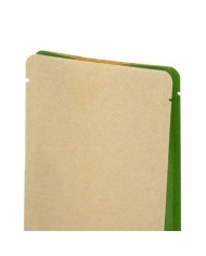 Kraft bag without Al layer with green side