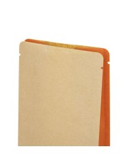 Kraft bag without Al layer with orange side