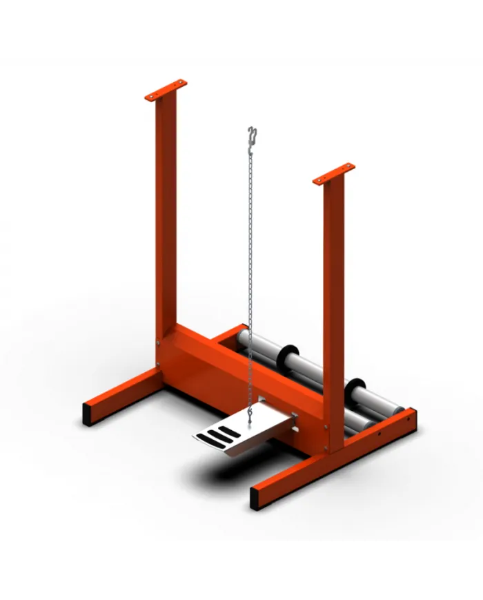 Hacona S-Type Sealing Machine Stand with Foot Pedal and Rollflux