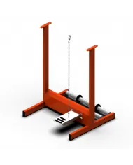 Hacona S-Type Sealing Machine Stand with Foot Pedal and Rollflux