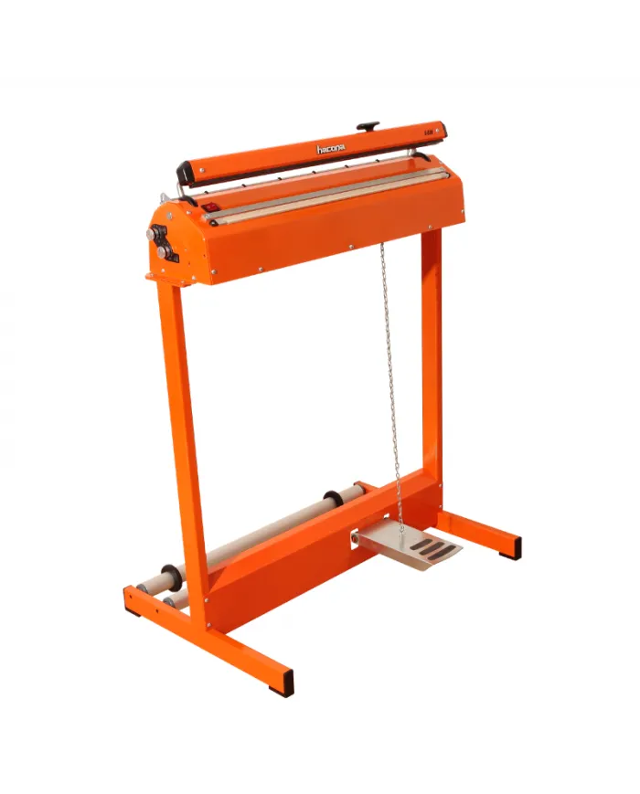 Hacona S-Type Sealing Machine Stand with Foot Pedal and Rollflux