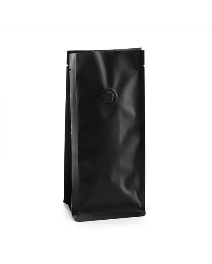 Vrecko matné čiernej farby s ventilom bez ZIP