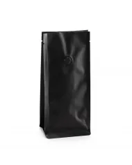 Vrecko matné čiernej farby s ventilom bez ZIP