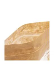 Doypack ZIP kraft hnedý s okienkom