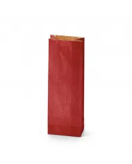 Dvojvrstvový papierový sáčok Kraft červený 100g
