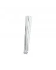 Closing clips white colour 150 mm