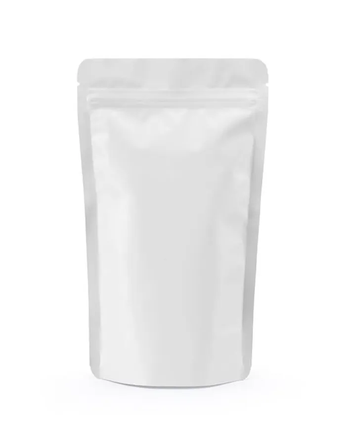 Doypack ZIP white matt with Al