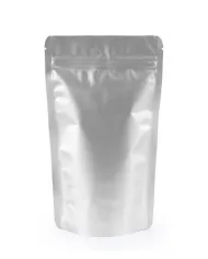 Doypack bags silver colour with Al