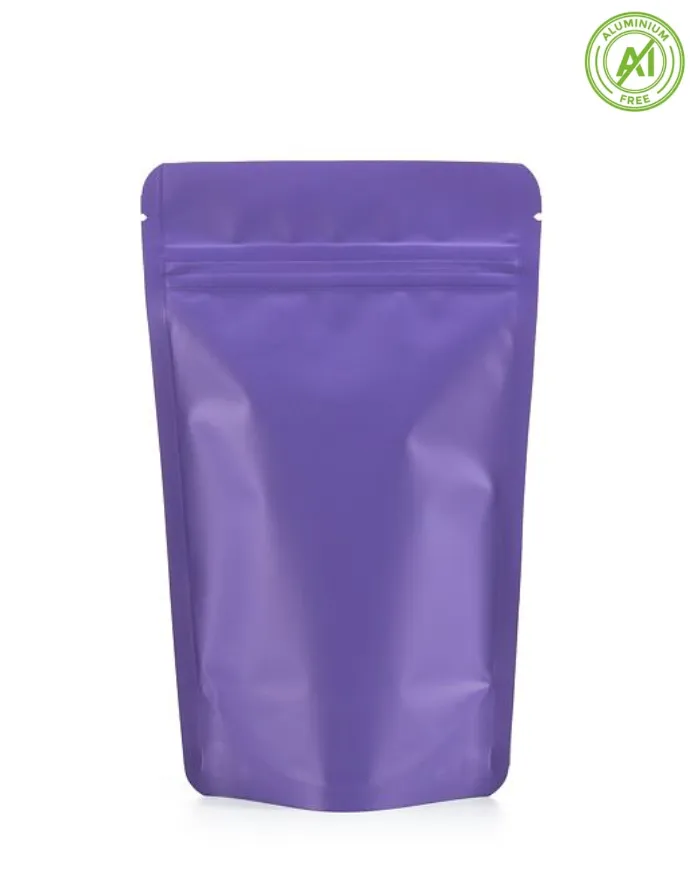 Doypack with ZIP violet matte