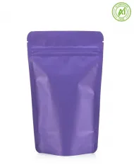 Doypack with ZIP violet matte