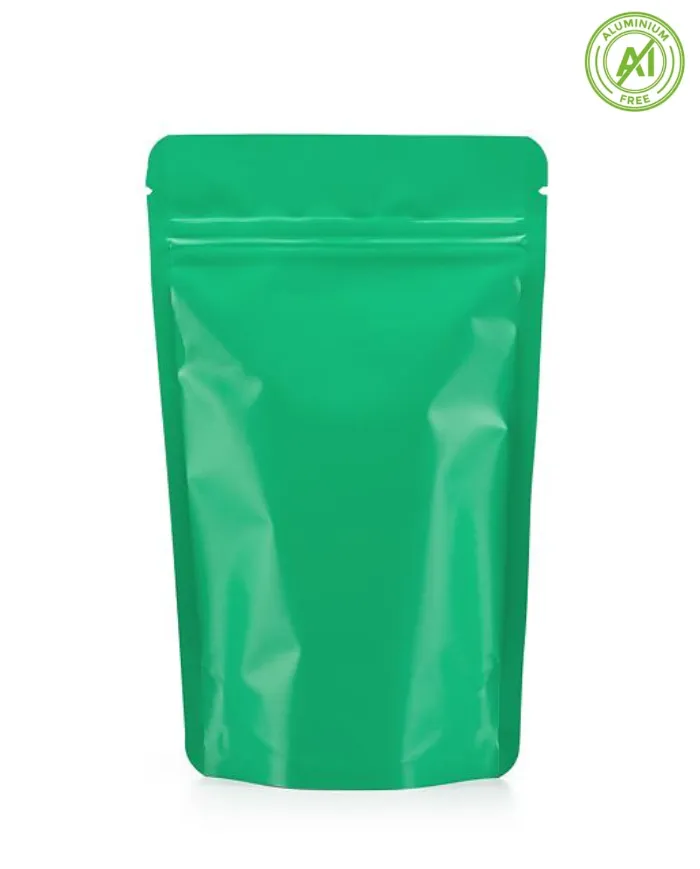 Doypack with ZIP green matte