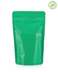 Doypack with ZIP green matte