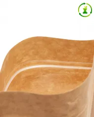 Compostable doypack with ZIP