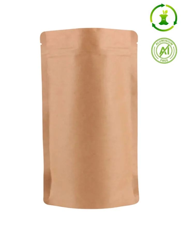 Compostable doypack with ZIP