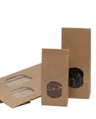 Papierové vrecko Natural s okienkom